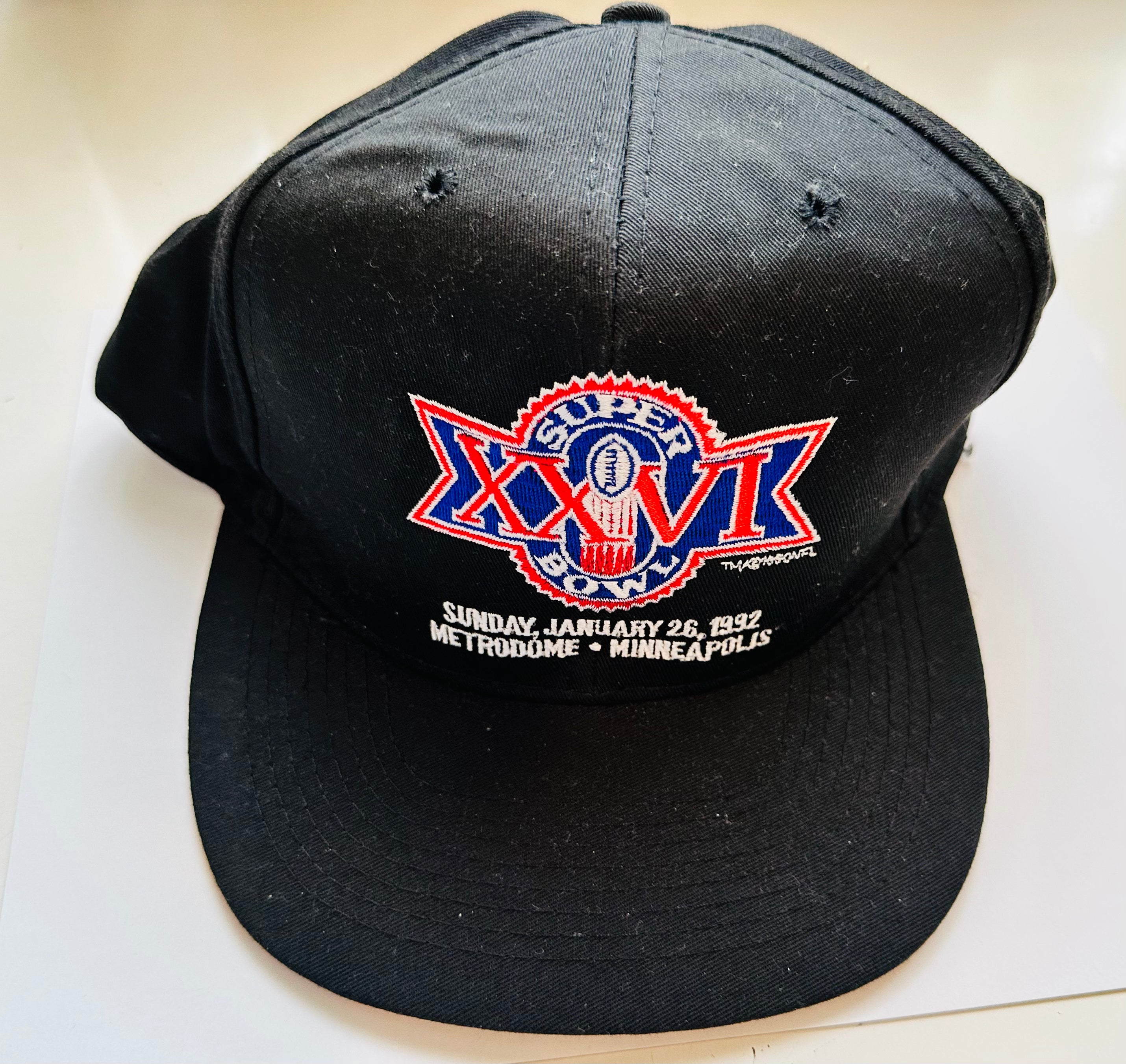 Super Bowl XXV1 vintage football snap back hat
