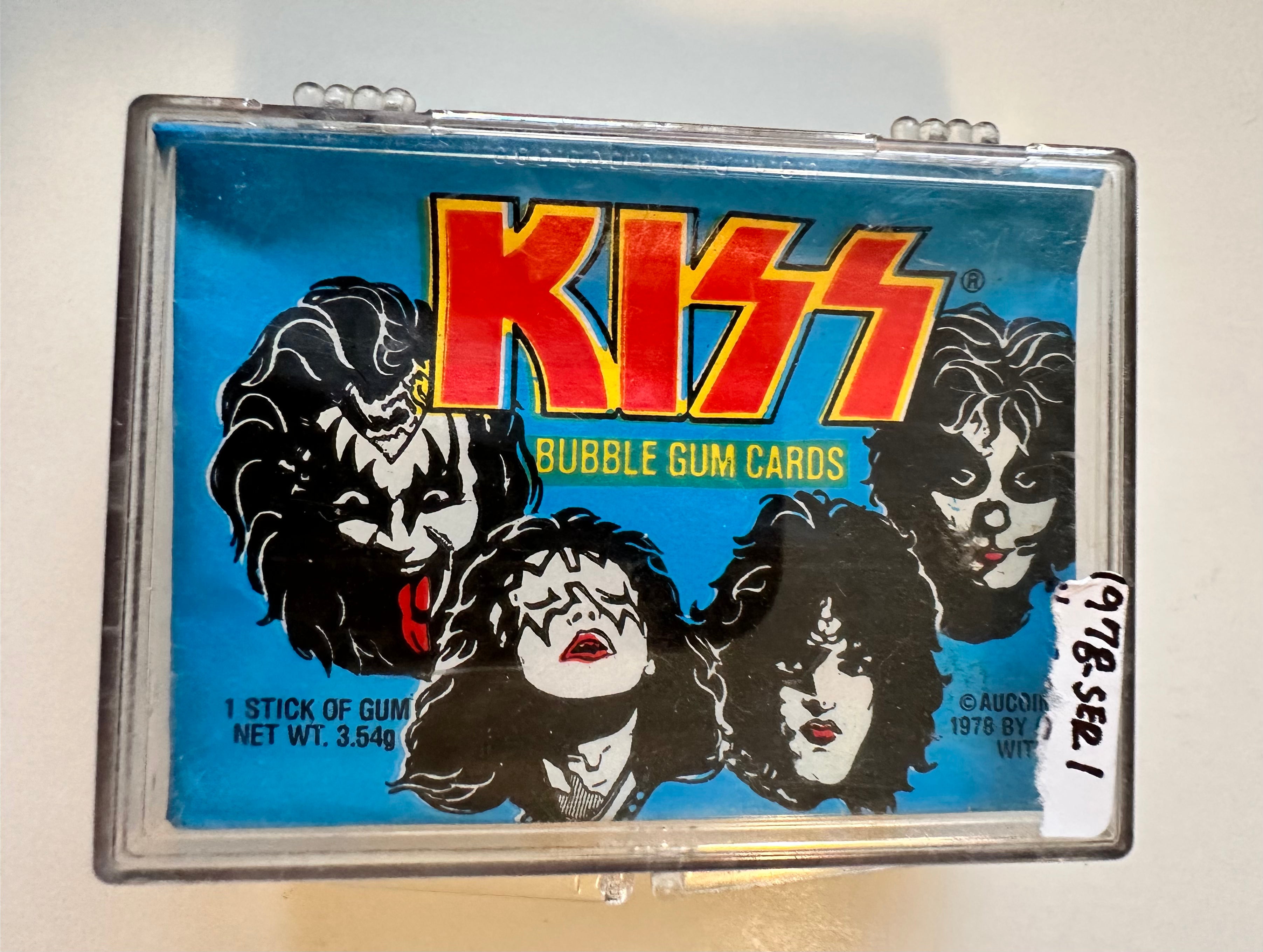 Kiss rockstars high grade series 1 cards set with wrapper 1978