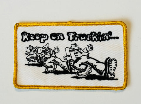 Keep on Truckin R.Crumb rare vintage patch 1970s