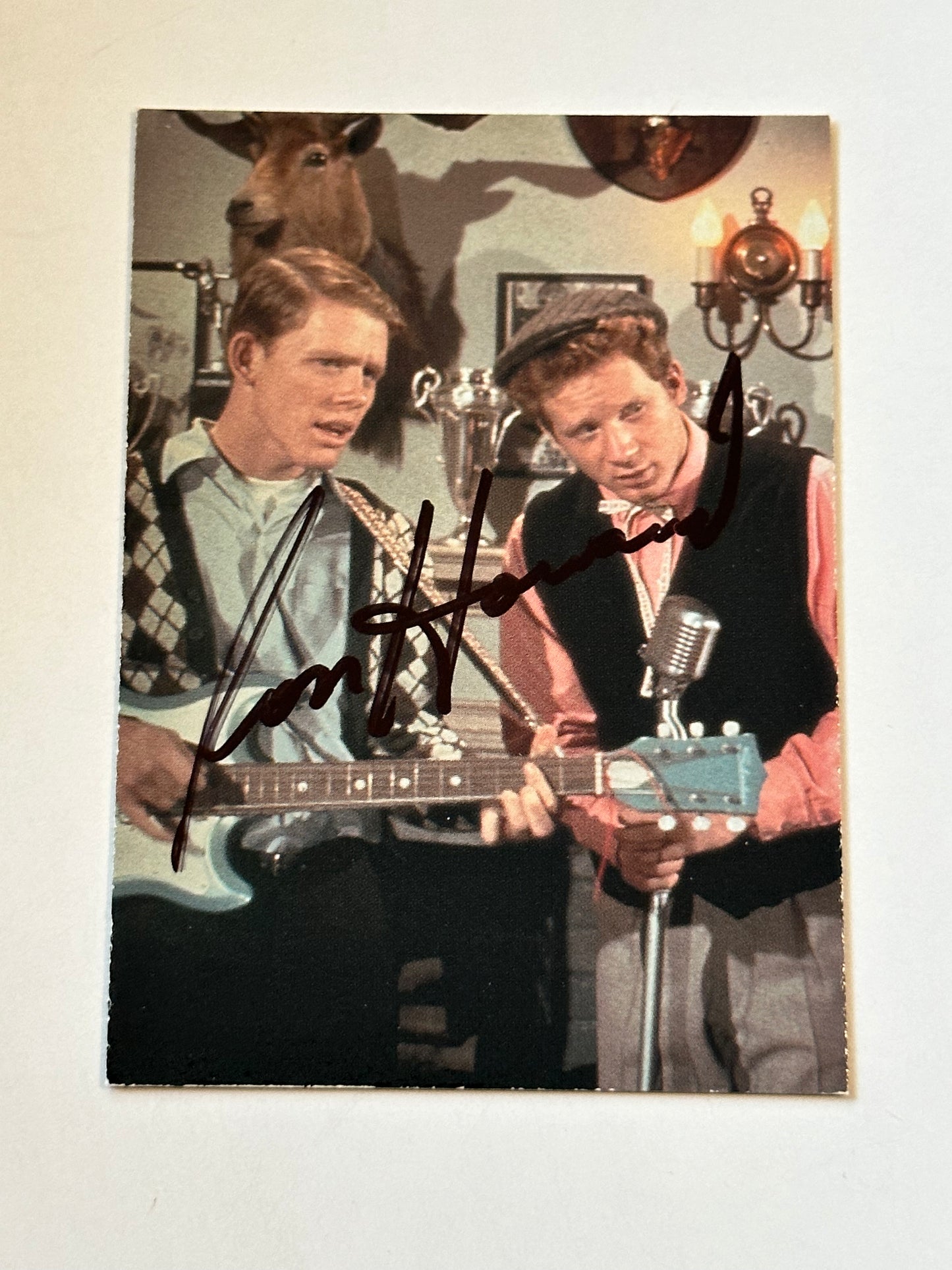 Happy Days Ron Howard TV show autograph card with COA