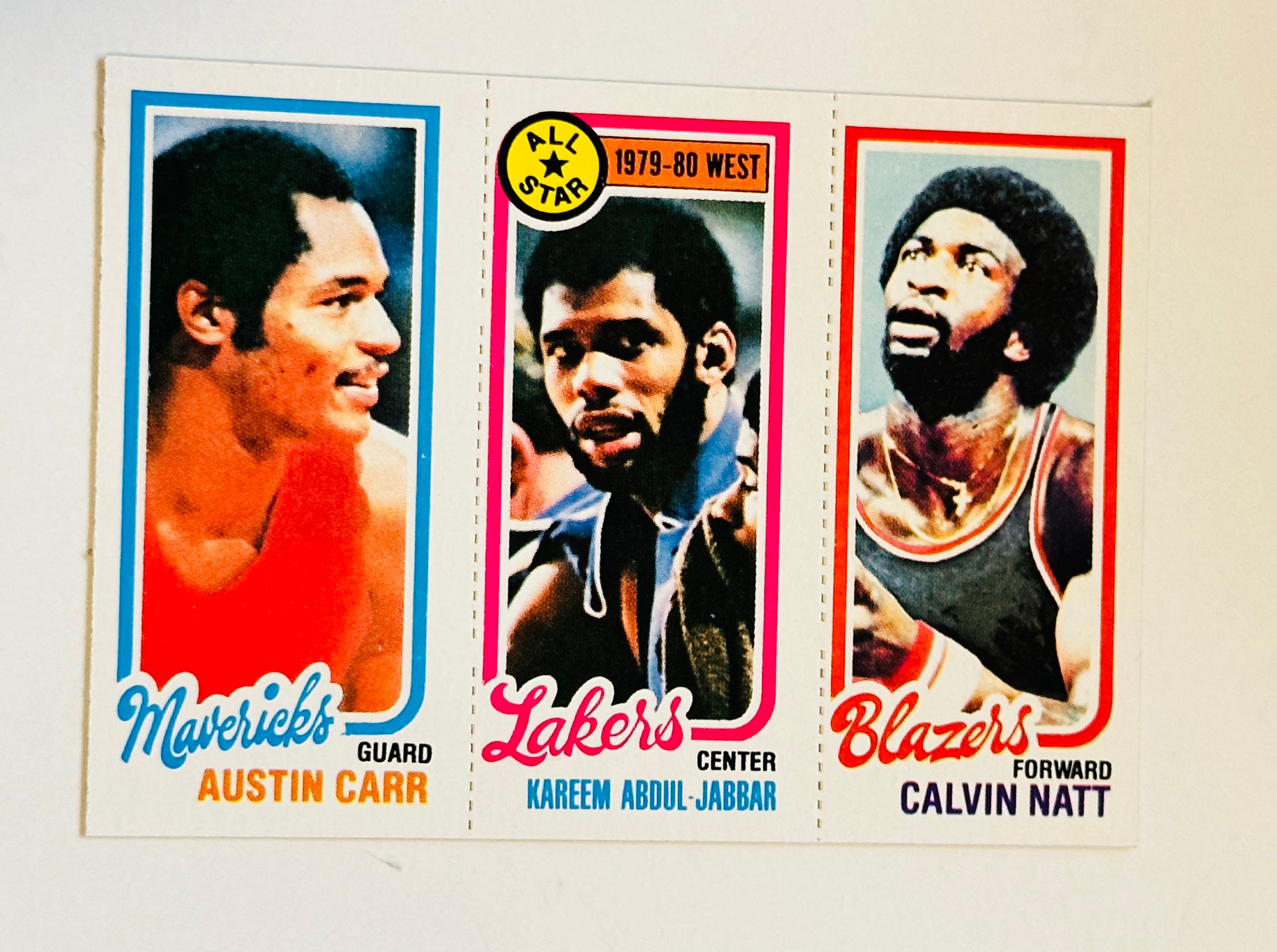 Kareem Abdul Jabbar rare high grade Topps basketball card 1980-81