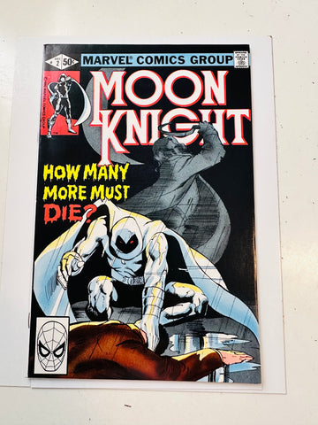 Moon Knight #2 autograph high grade condition comic book 1981