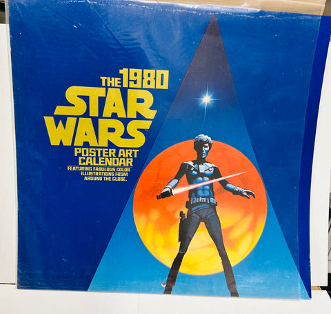 Star Wars rare original poster Art calendar 1980