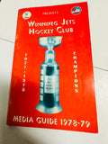 Winnipeg Jets WHA hockey media guide 1978-79