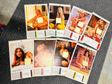 Playboy Calendars 8 complete lot deal 1960s and 70s