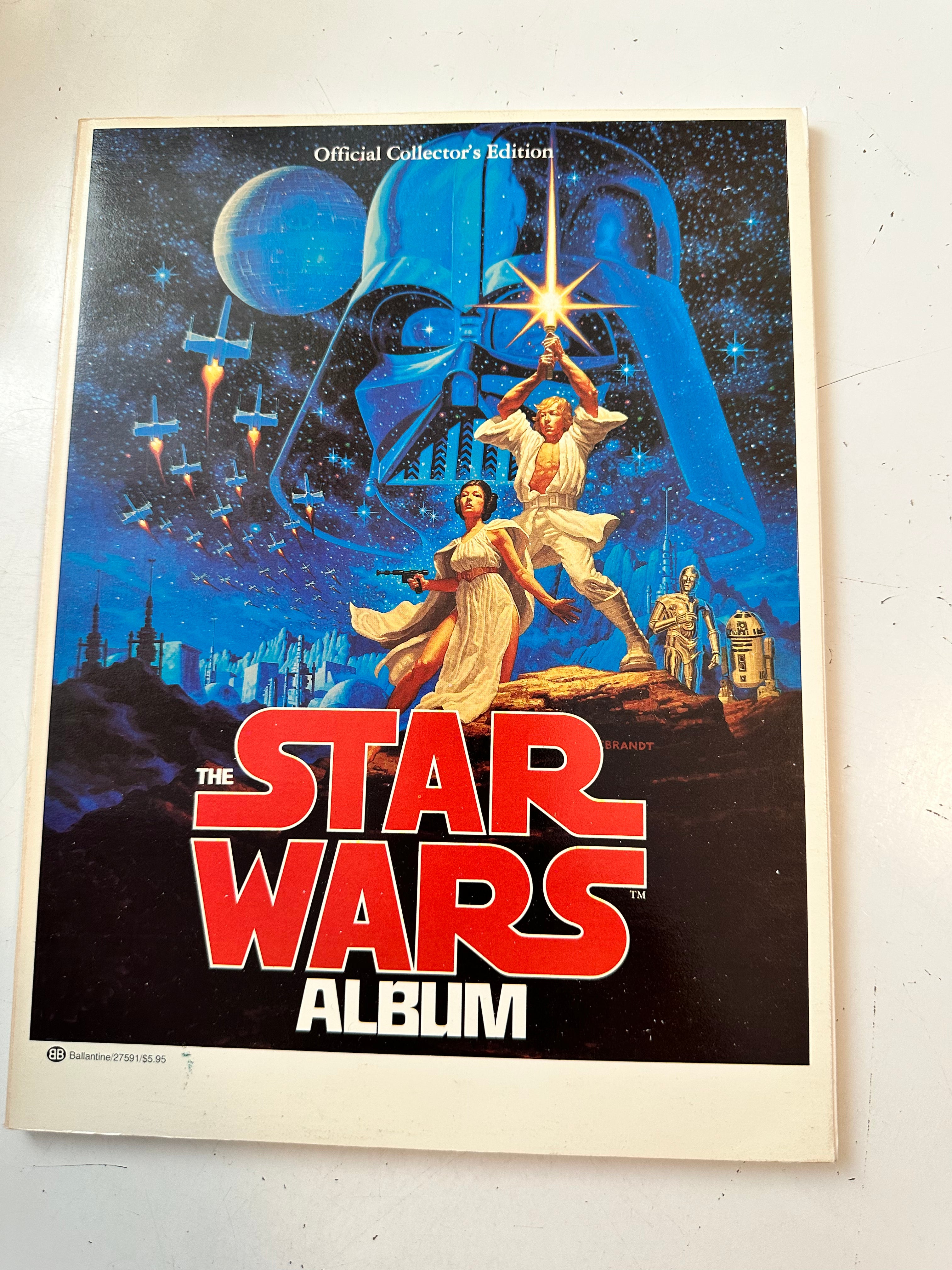 1977 Star Wars soft cover book Star Wars album