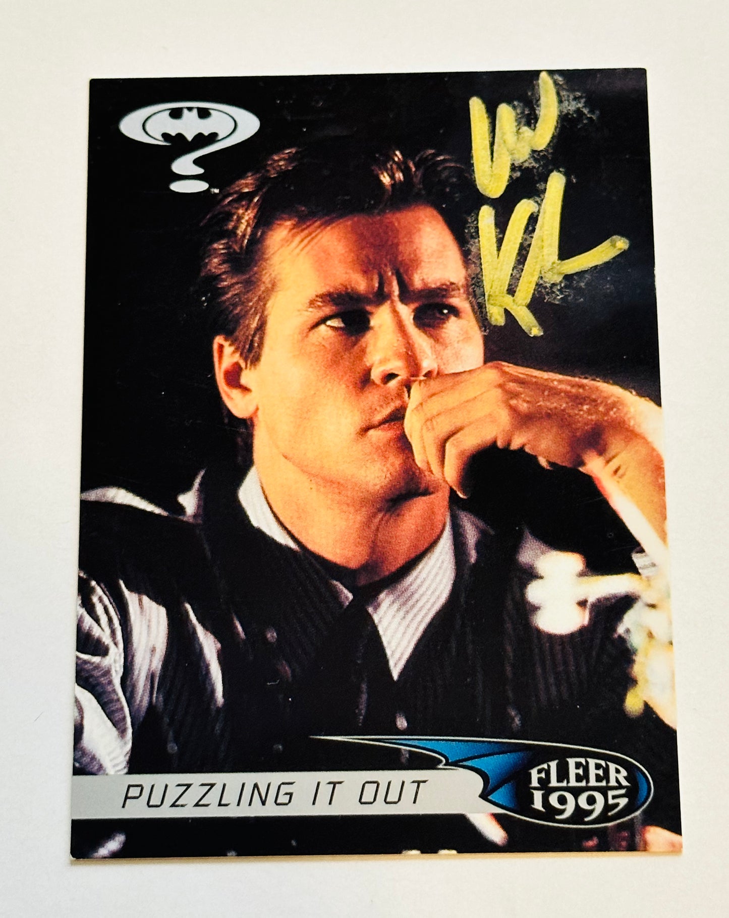 Batman rare Val Kilmer autograph card with COA