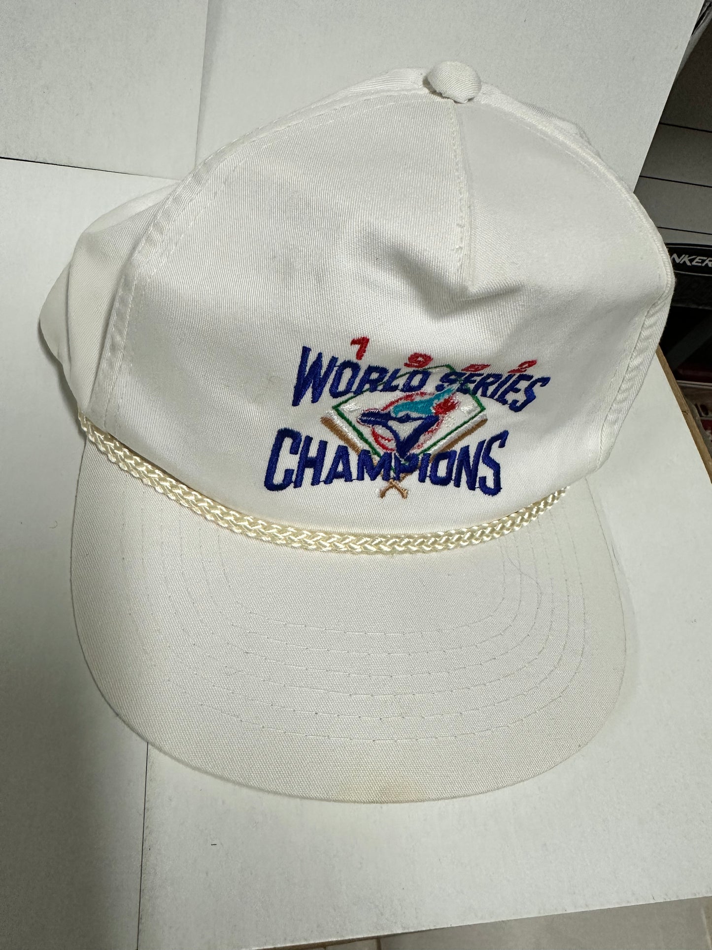 Toronto Blue jays rare World Series baseball hat 1992