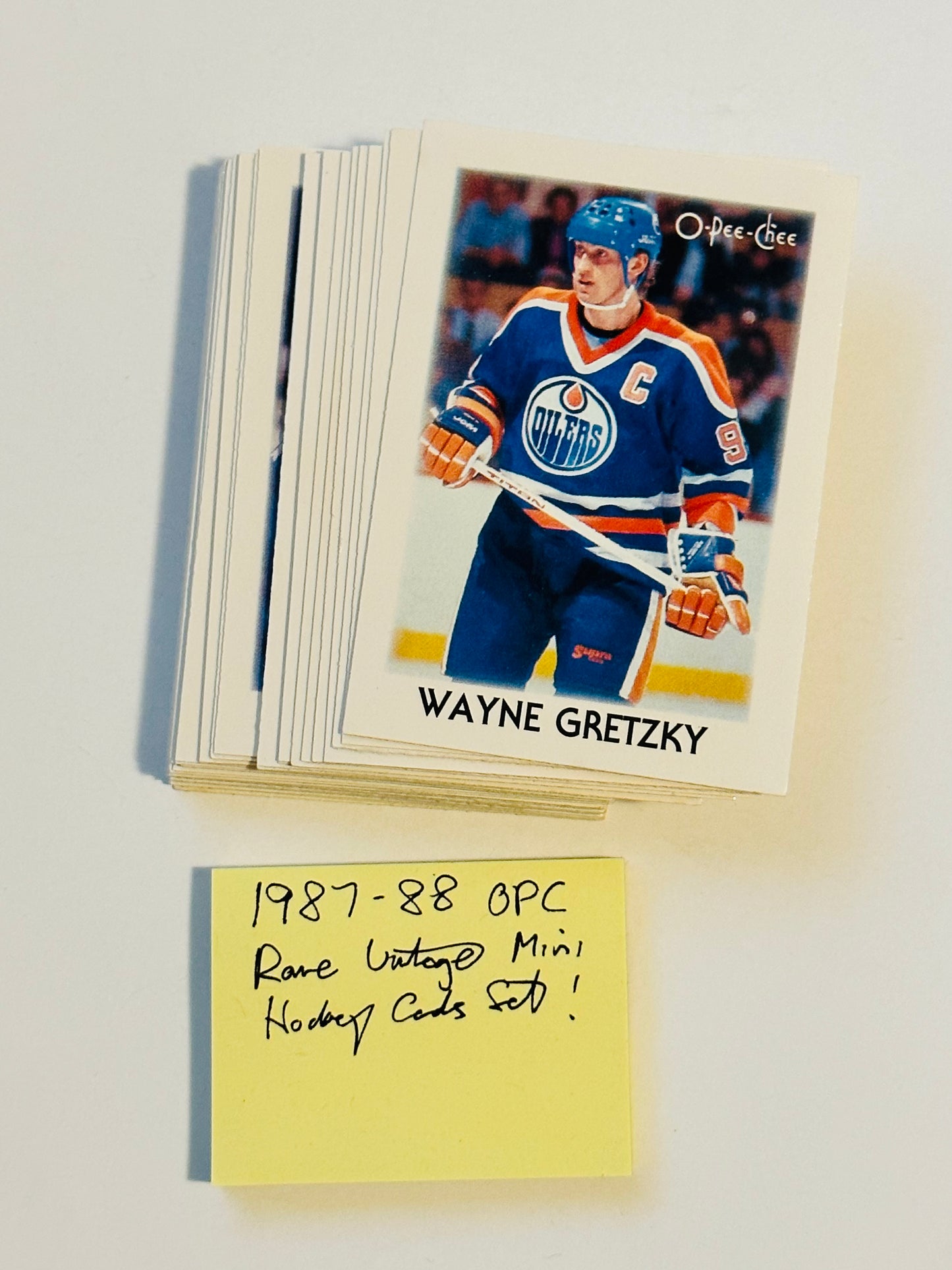 1987-88 Opc hockey mini cards set