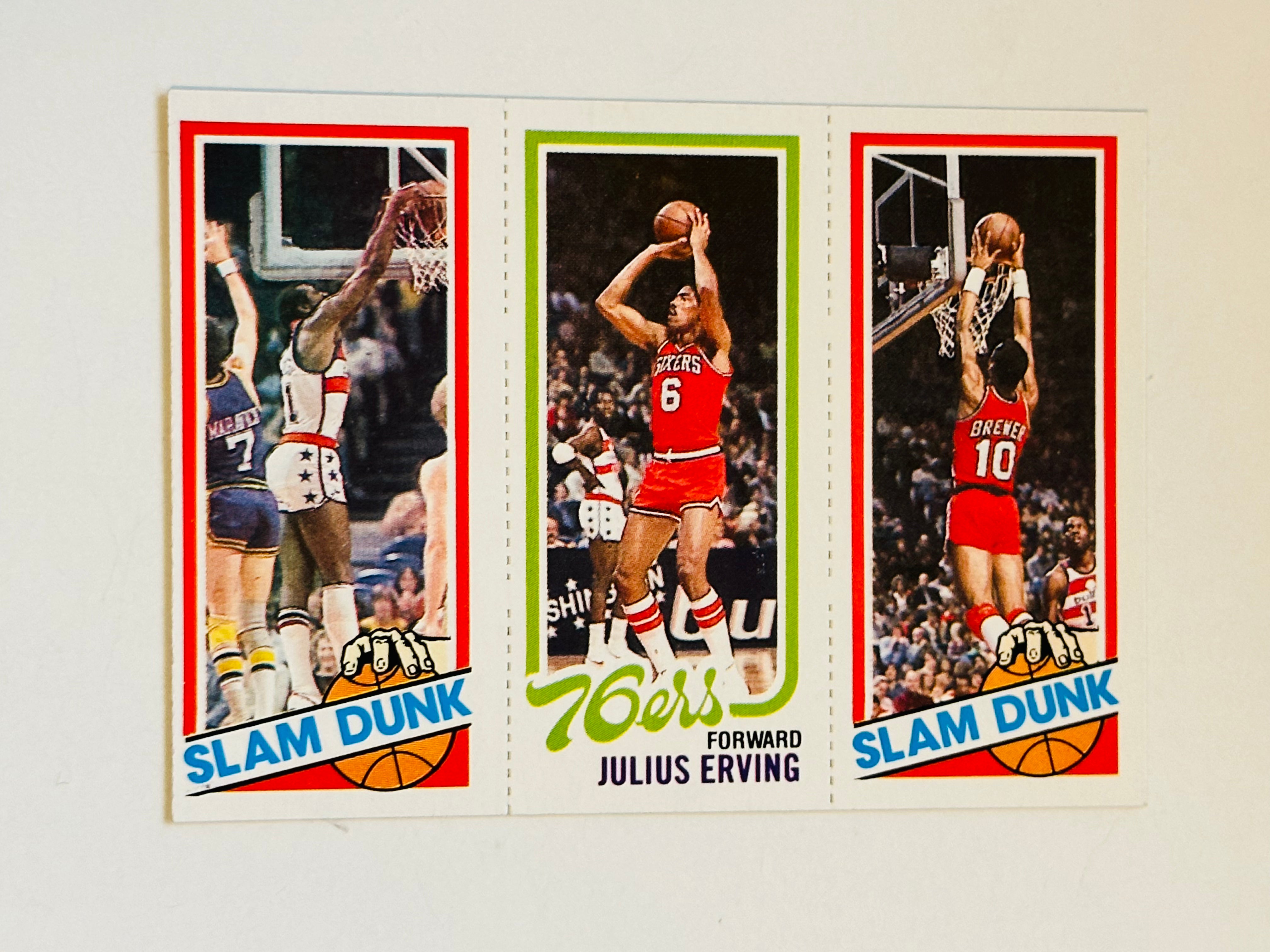 Julius Erving high grade Topps basketball card 1980-81