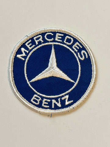 Mercedes Benz vintage 3 inch round patch 1970s
