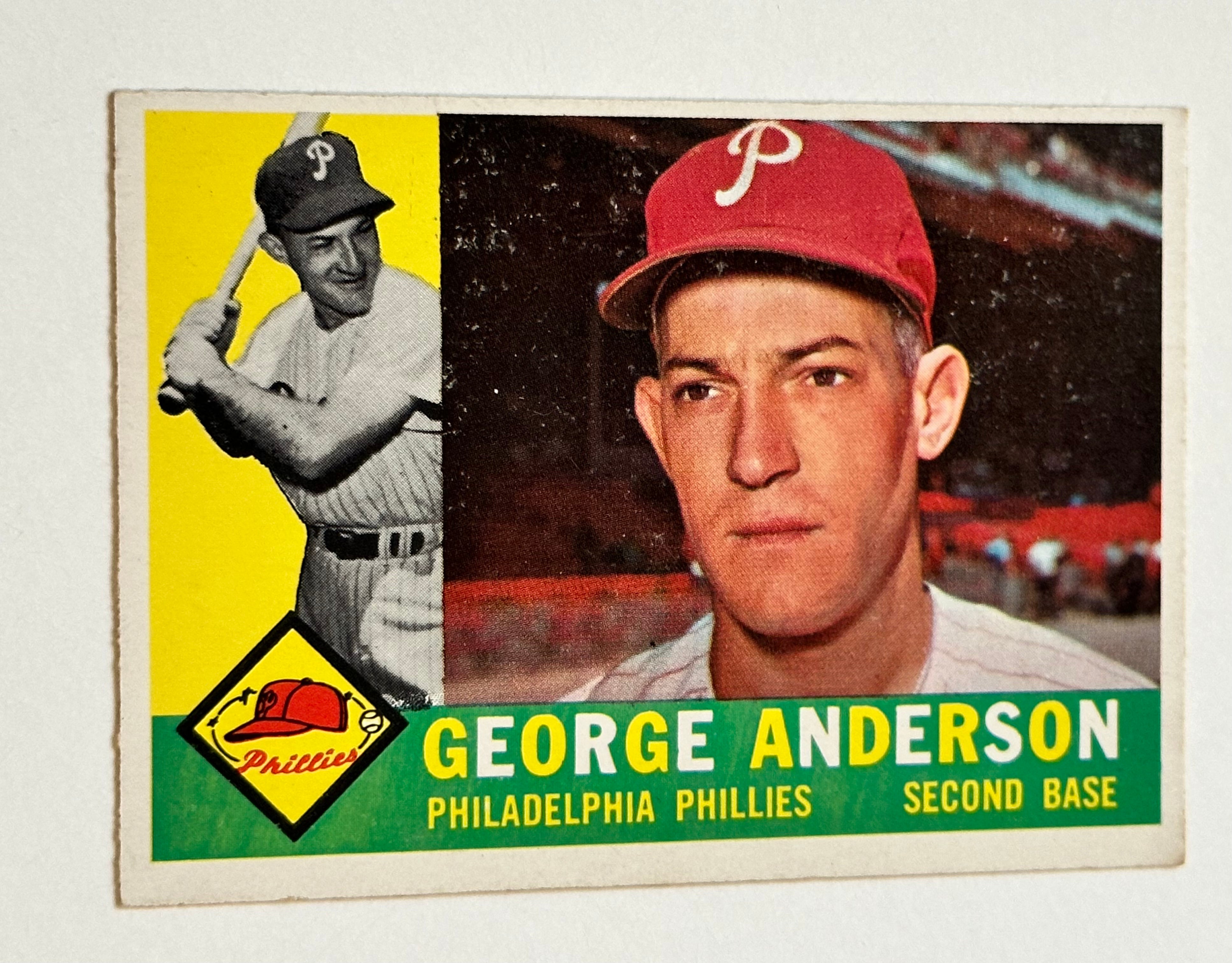 Sparky Anderson Topps ex condition baseball card 1960