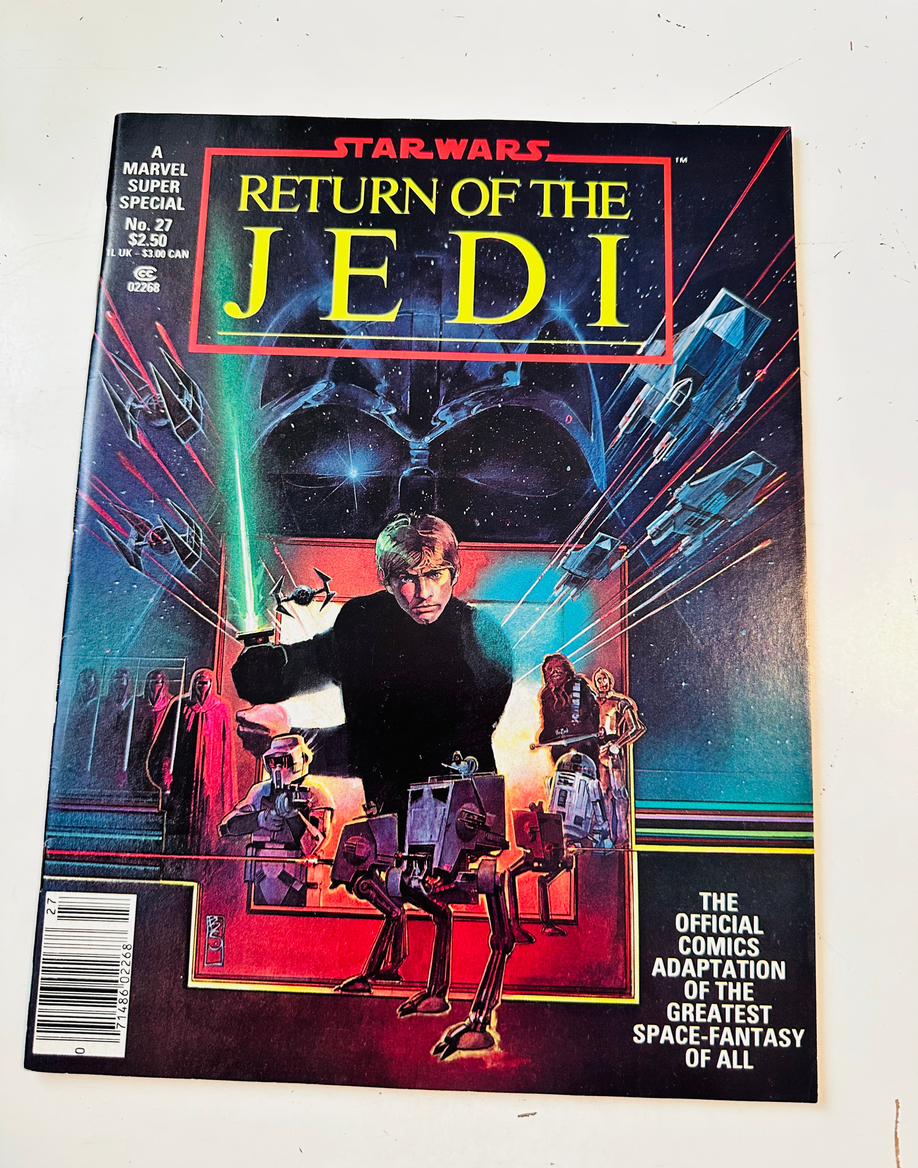 Star Wars Return of the Jedi Marvel Super Special high grade magazine comic 1983