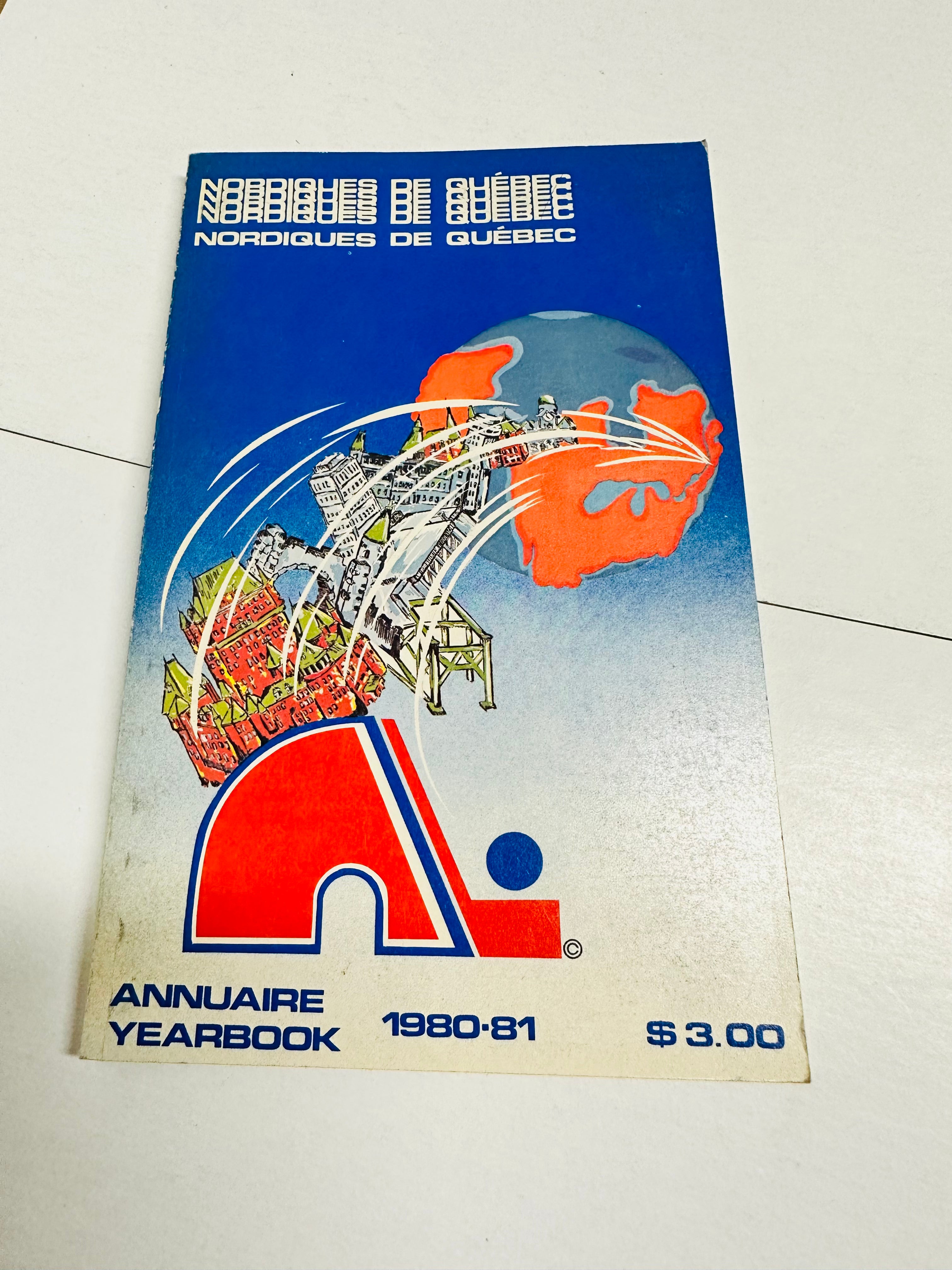 1980-81 Quebec Nordiques media hockey guide