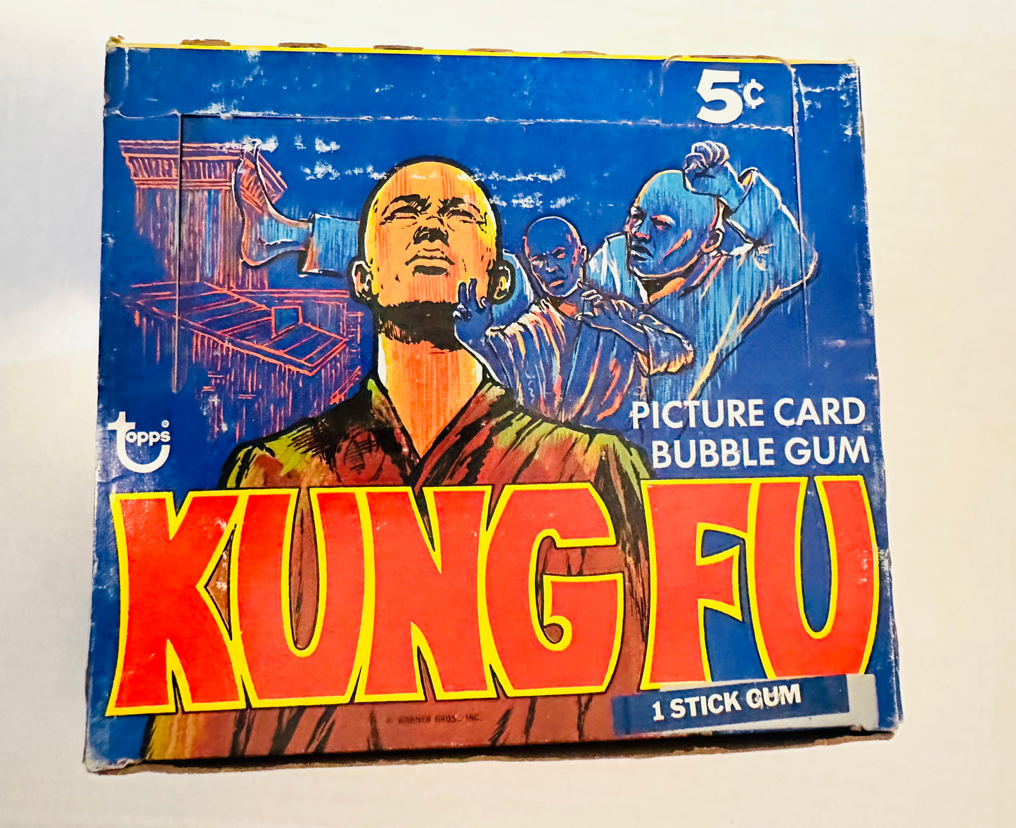 Kung Fu TV series rare Empty cards display box 1973