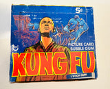 Kung Fu TV series rare Empty cards display box 1973