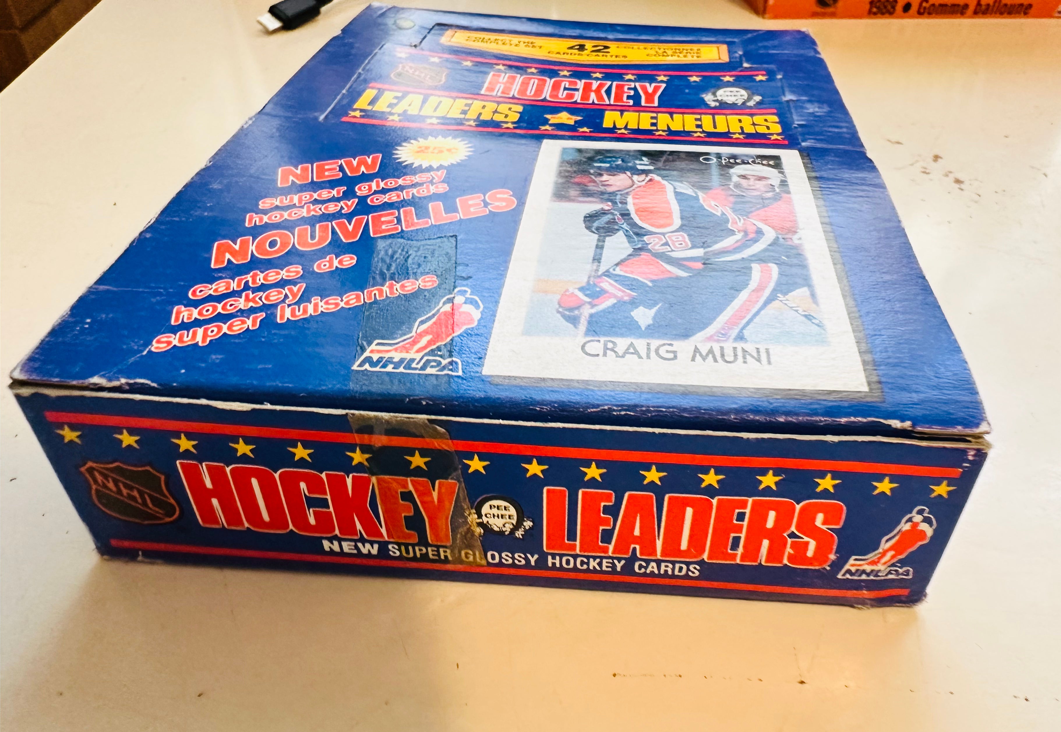 Hockey Leaders Opc cards 48 packs box 1987
