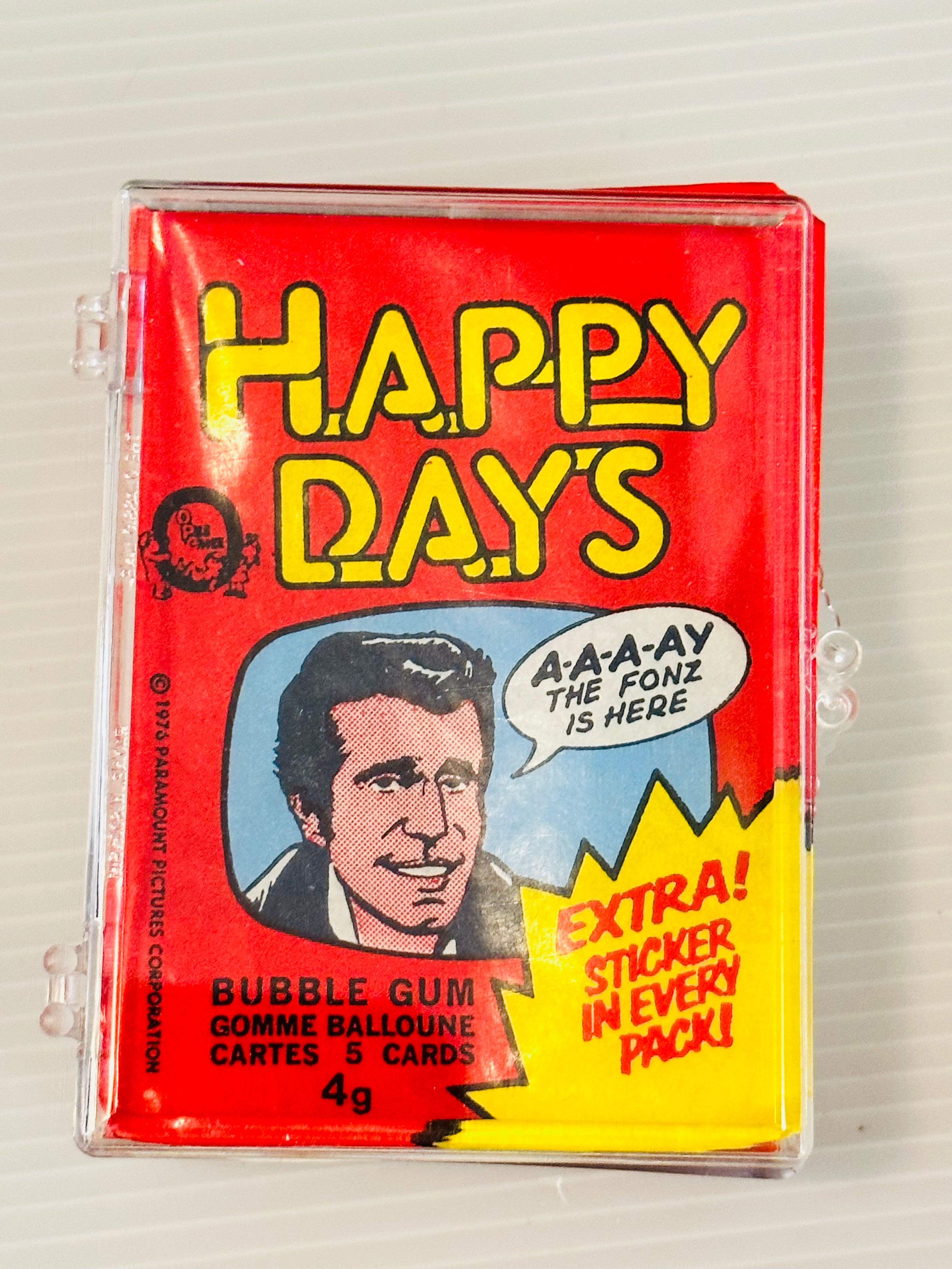 Happy Days Series 2 Opc Canadian rarer version cards set 1976
