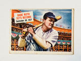 Babe Ruth Topps Scoops rare baseball card 1954