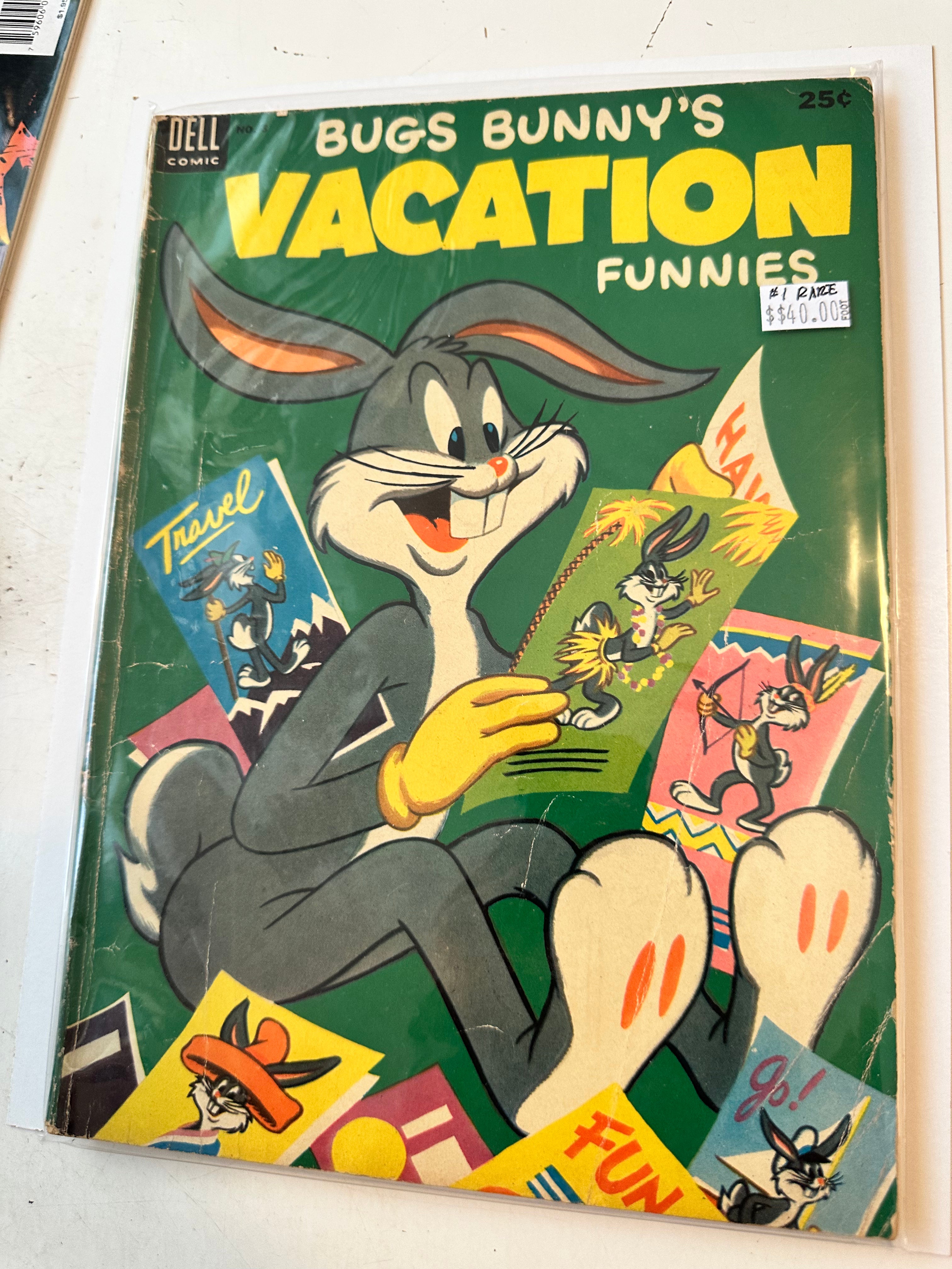 Bugs Bunny Vacation Funnies number #1 comic