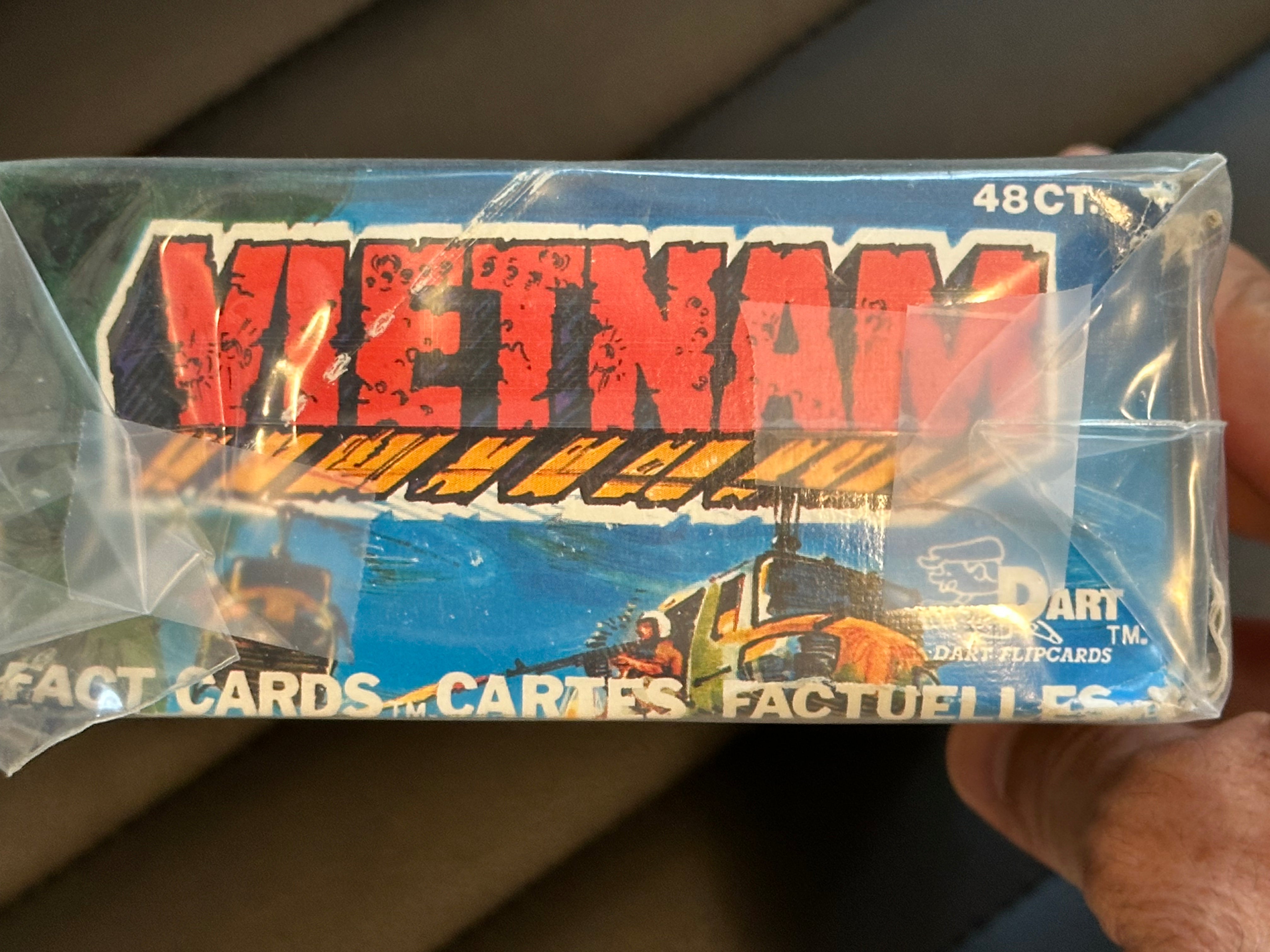 Vietnam cards rare unopened box 1989