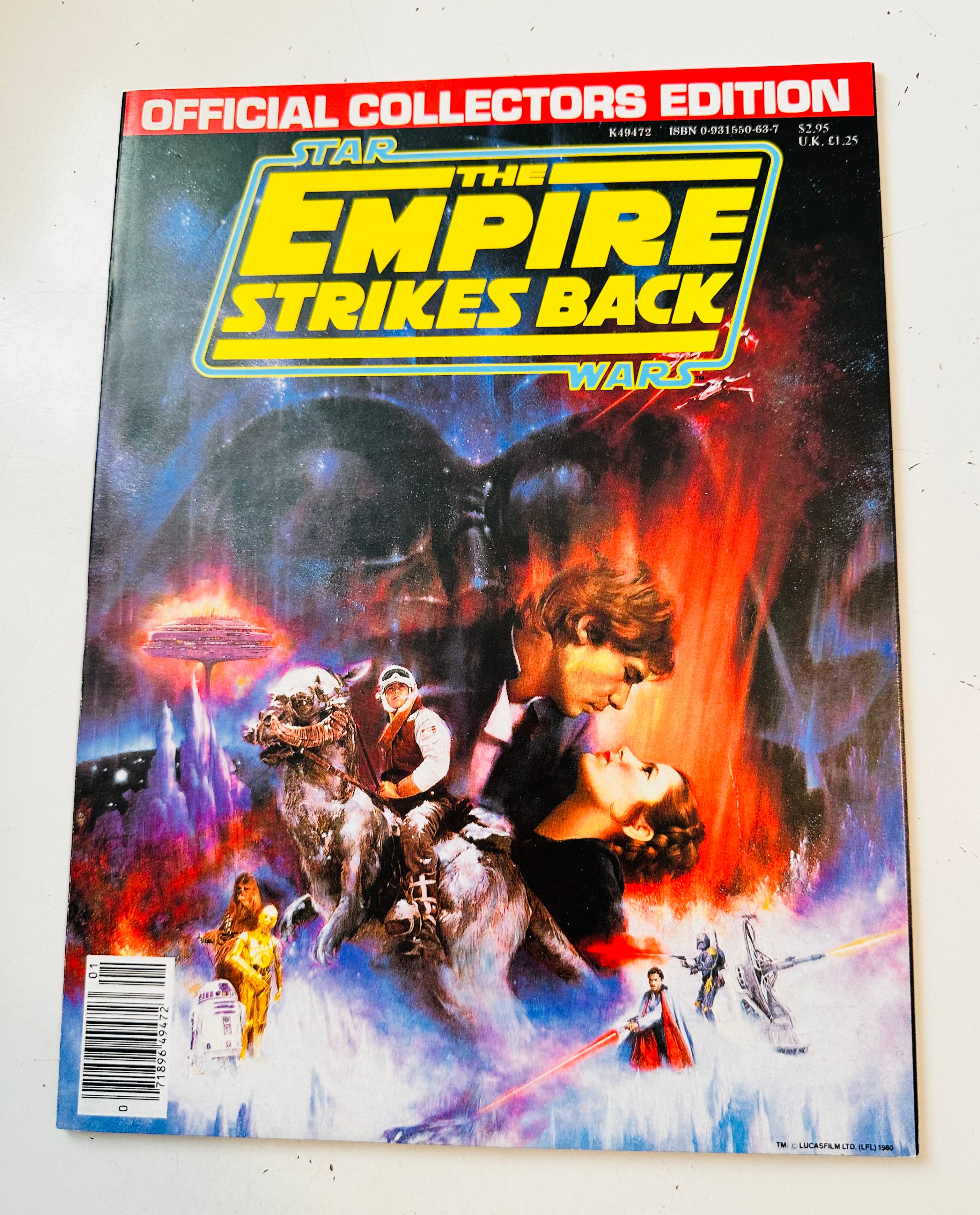 Empire Strikes back Collectors edition book 1980