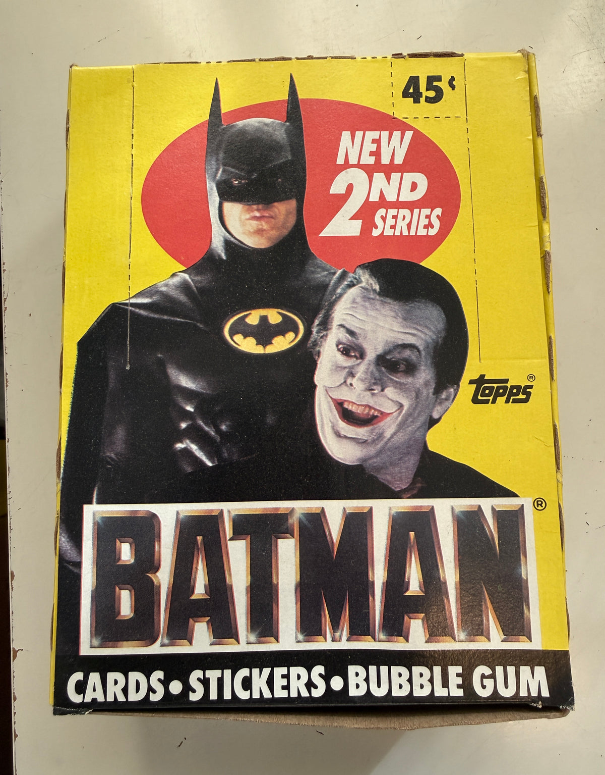 Batman movie series 2 rare vintage 36 sealed packs photo cards box 1989