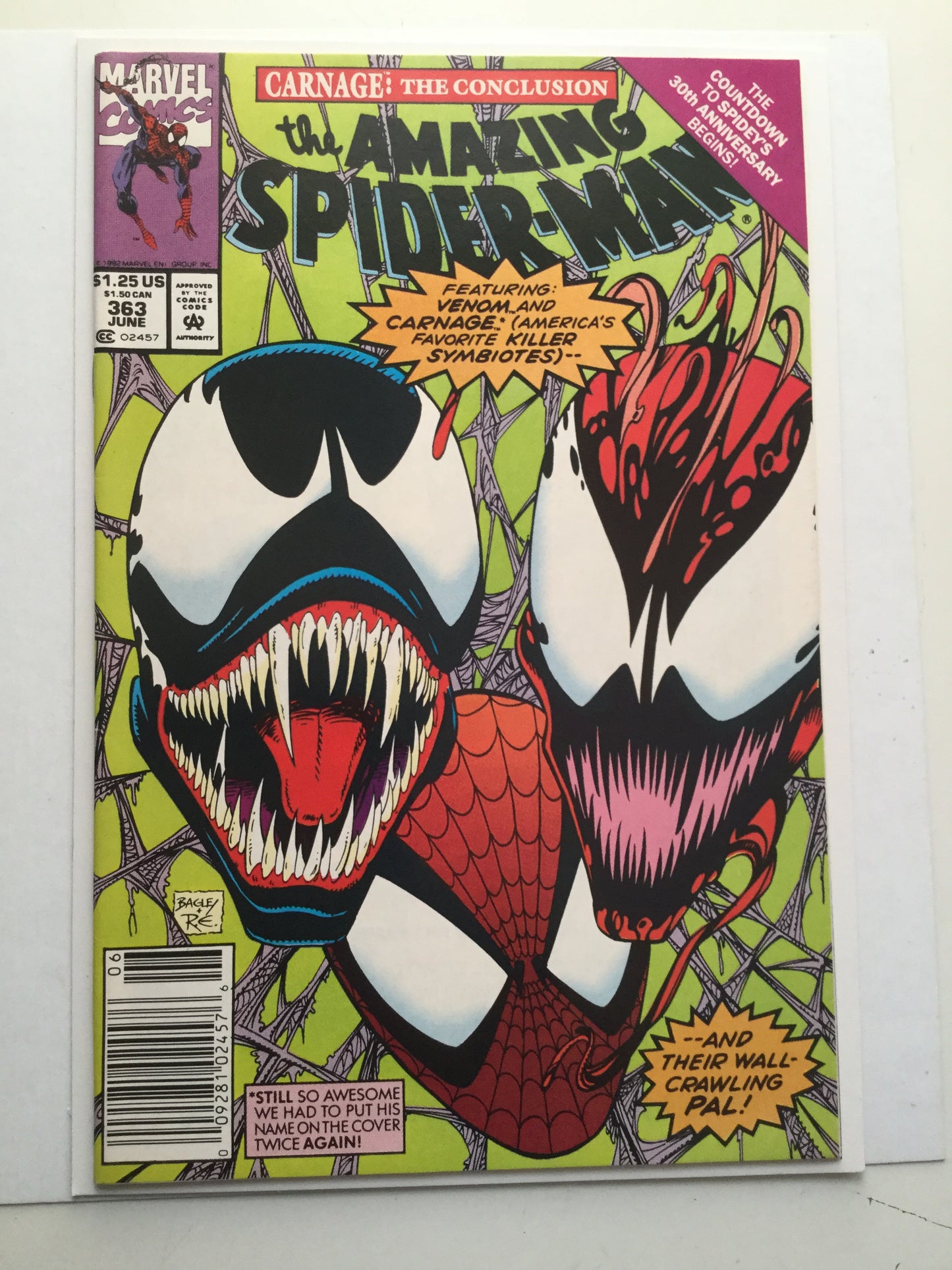 Amazing Spider-Man #363 high grade comic book