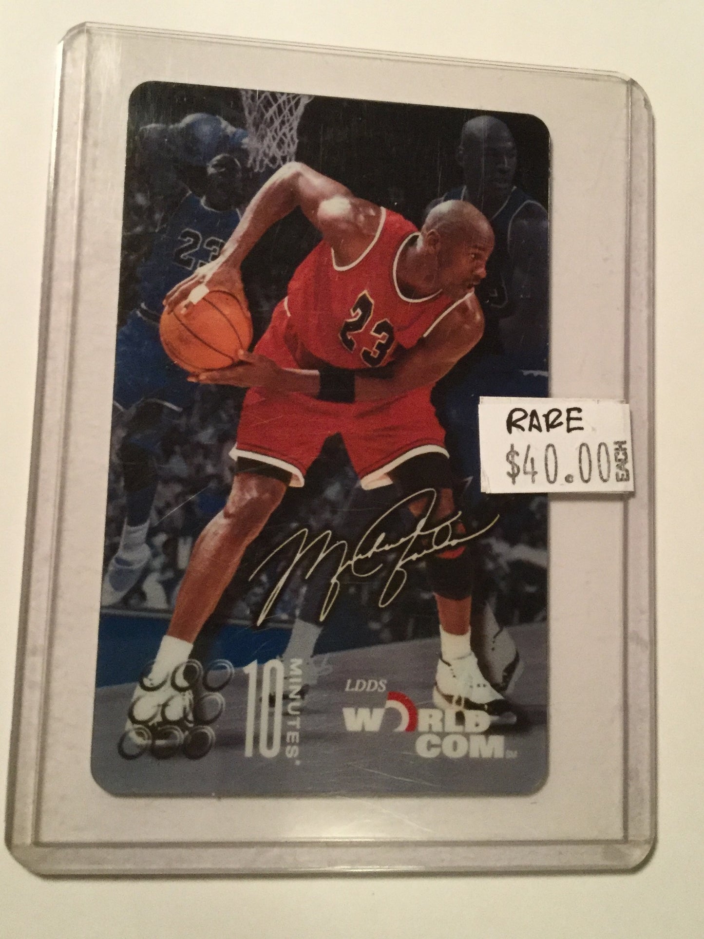 Michael Jordan Rare Worldcom phonecard 1991