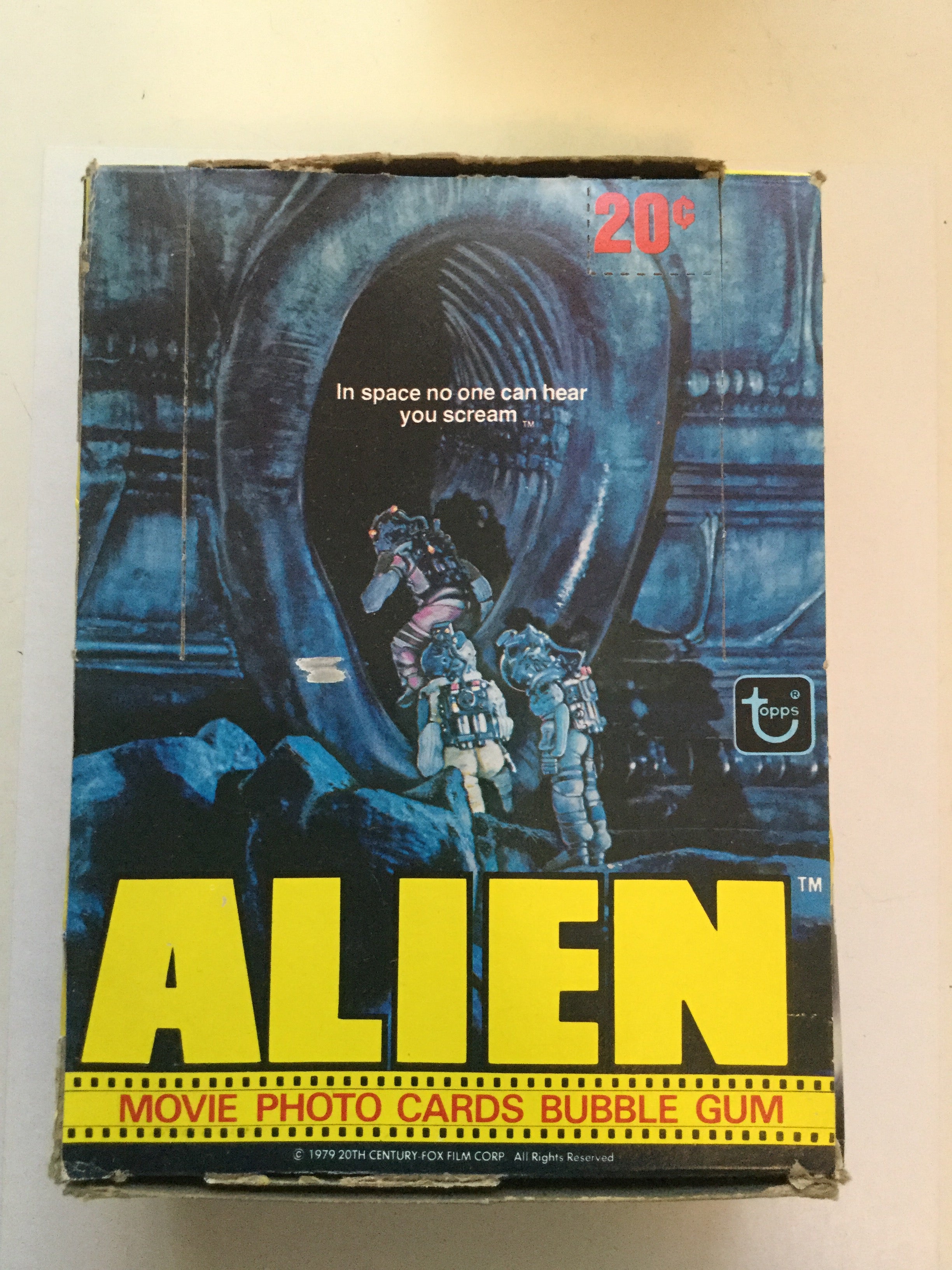 Alien first Movie cards 36 packs full box Topps 1979
