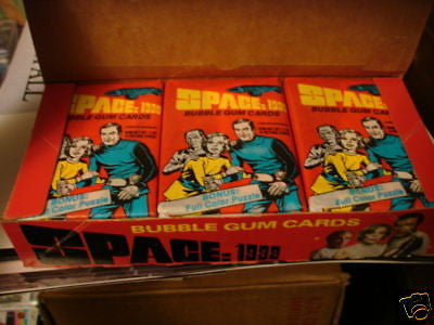 Space 1999 TV series cards rare full box 1976