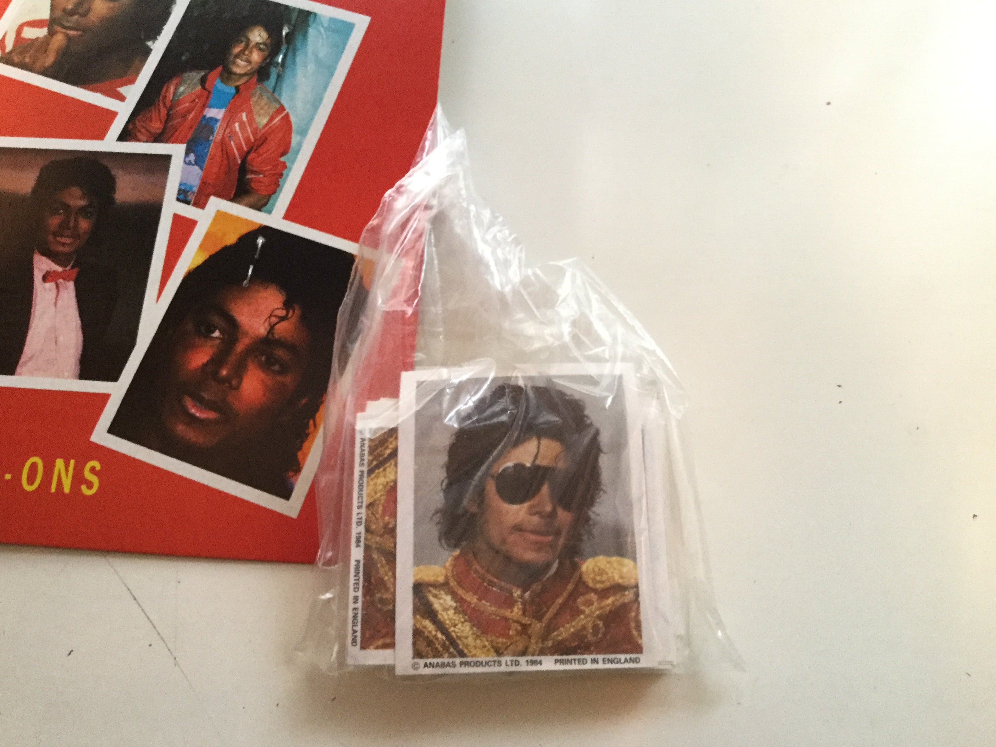 Michael Jackson rare stickers sets lot deal 1984
