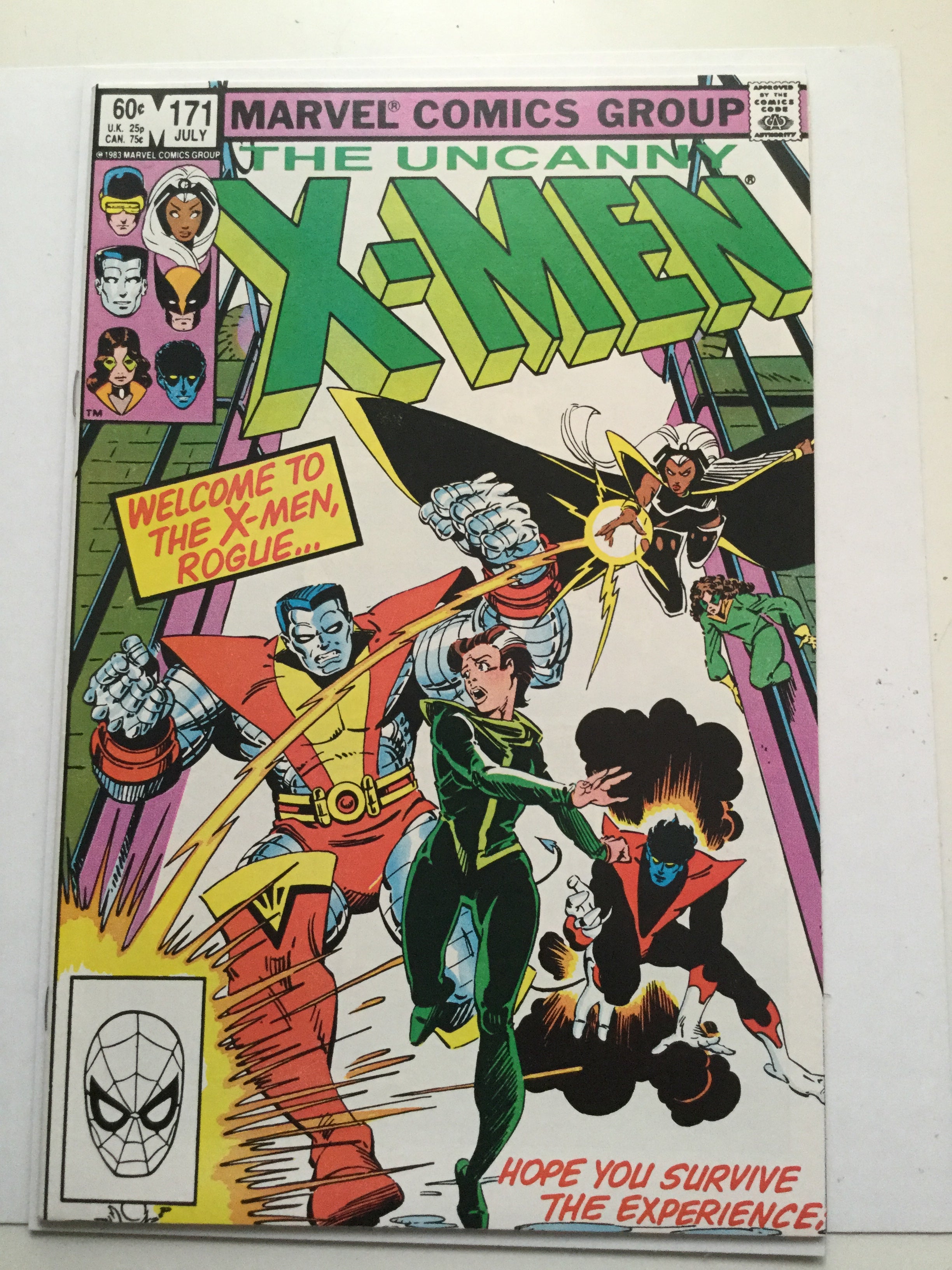 X-Men #171 comic book( Rogue joins )