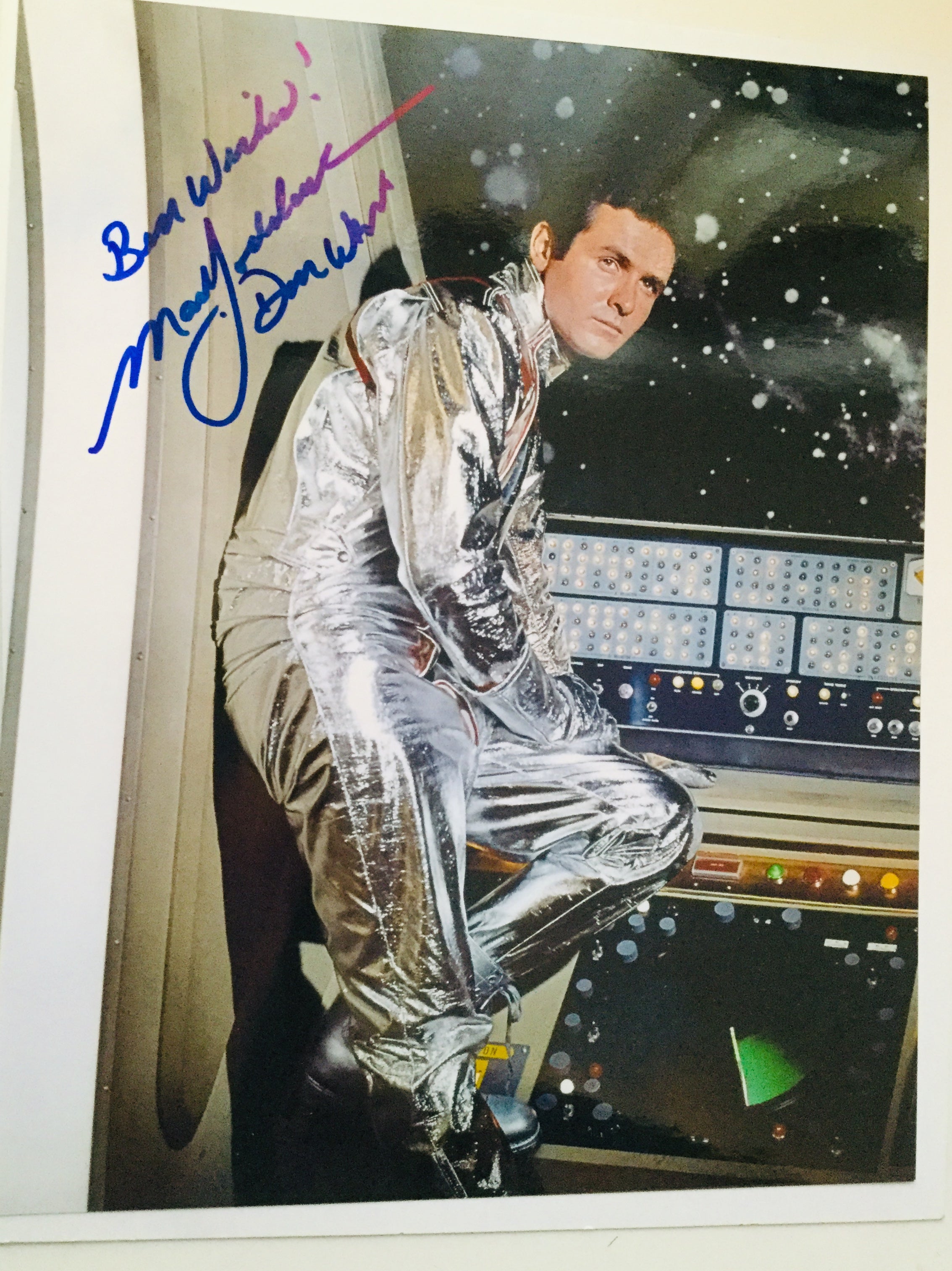 Lost in Space Mark Goddard Signed Photo with COA