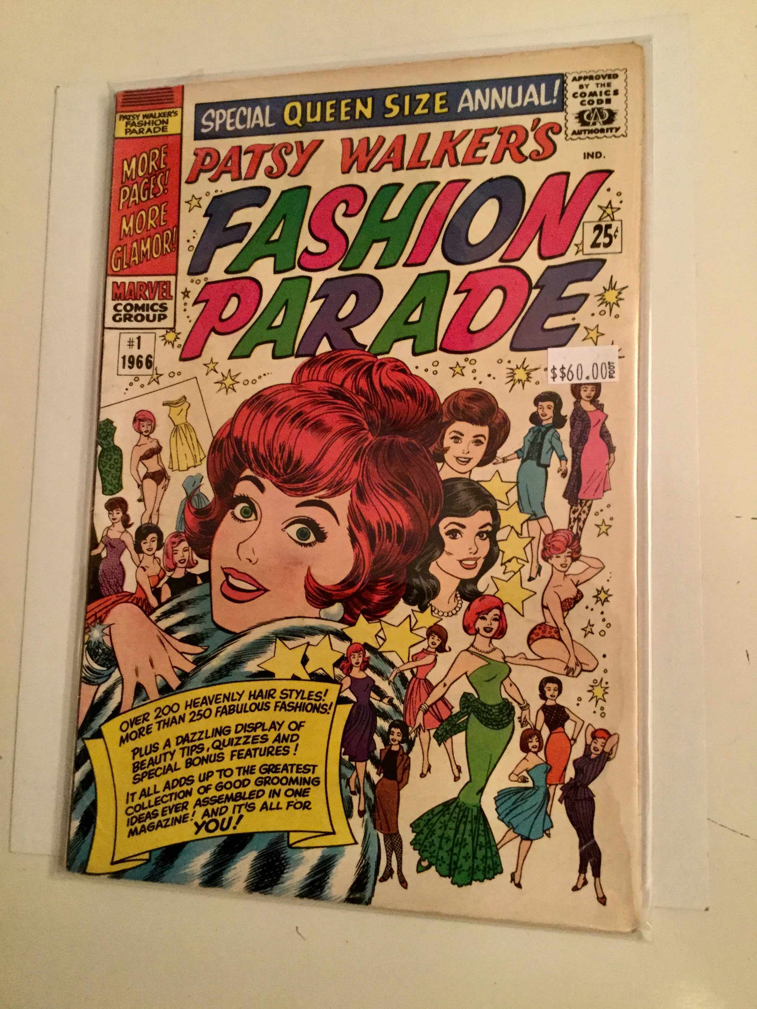 Patsy Walker’s Fashion Parade #1 comic book annual 1966