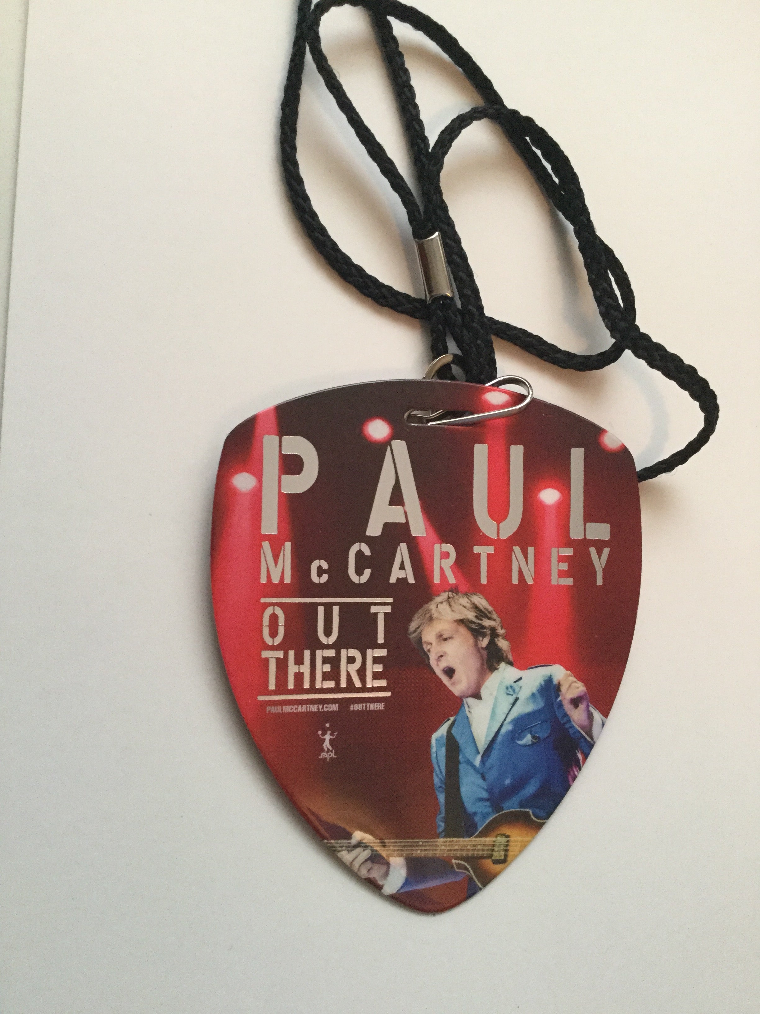 The Beatles Paul McCartney rare concert pass