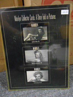 Marilyn Monroe rare uncut card sheet 1990s