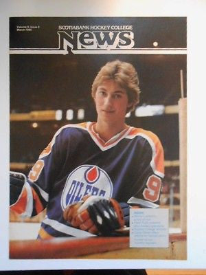 Wayne Gretzky Scotia Bank Hockey Newletter 1980