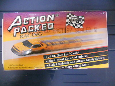 Nascar Action Packed series 2 cards( Dealers version Box! ) 1993