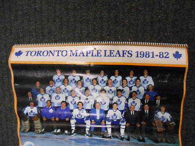 Toronto Maple Leafs Toronto Dominion hockey Calendar 1981-82