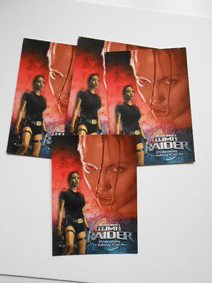 Tomb Raider movie rare 3 cards limited issued promos