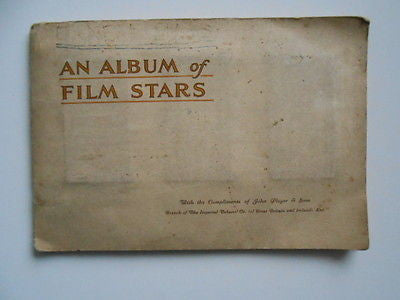 Film Stars tobacco cards set album set 1950s