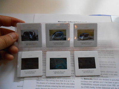 Ferrari Pininfarina car rare limited issued press kit with photo slides