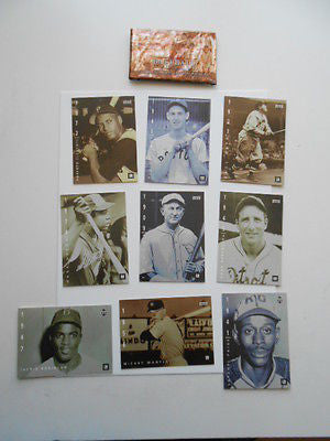 Baseball Legends Upperdeck 9 cards set 1990s