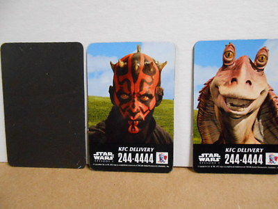 Star Wars Episode 1 rare KFC 4 card set 1997