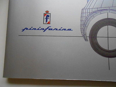 Ferrari Pininfarina car rare limited issued press kit with photo slides