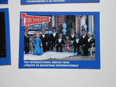 Thunderbirds TV show Pizza Hut card set 1990