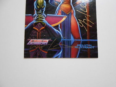 Star Wars rare signed Greg /Tim Hildebrandt card w/ COA