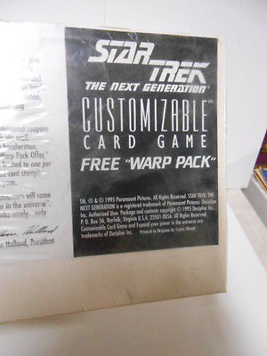 Star Trek Next Generation factory sealed 36 warp promo packs box 1993