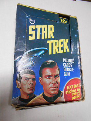 Star Trek original series empty display box 1976